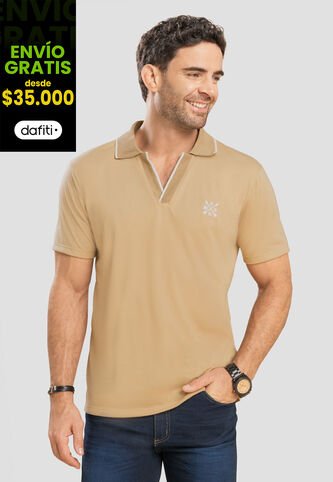 Polo Hombre Beige Mp 87630 MP