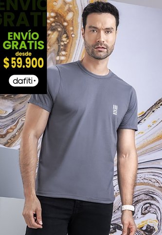 Camiseta Hombre Negro Cross Mp 7766 MP