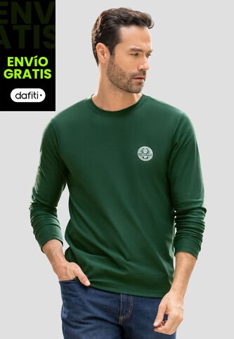 Camibuzo Hombre Verde Pino Mp 110747 MP