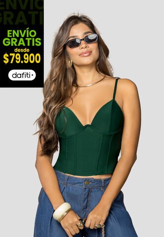 Blusa Mujer Verde Pino Mp 113933 MP