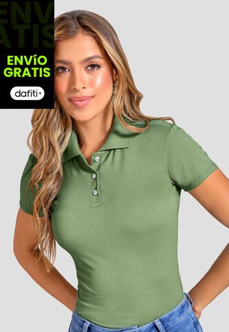 Polo Mujer Aceituna Mp 104448 MP