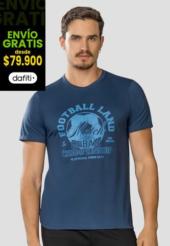 Camiseta Hombre Azul Profundo Mp 113611 MP