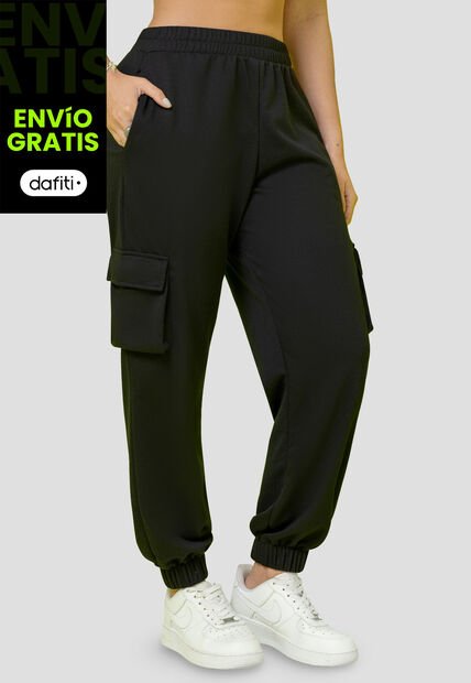 Jogger Mujer Negro Mp 108116