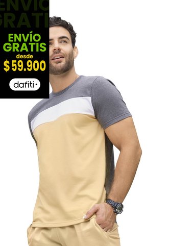 Camiseta Hombre Negro Cross Mp 70042 MP