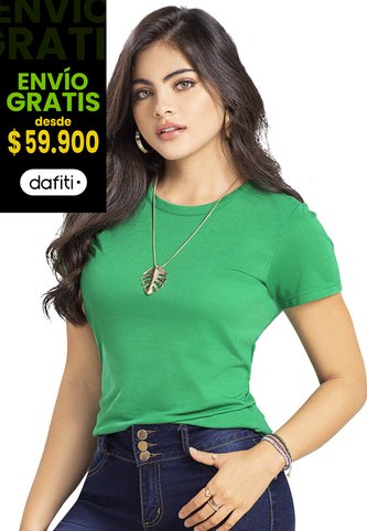 Camiseta Mujer Verde Antioquia Mp 82961 MP