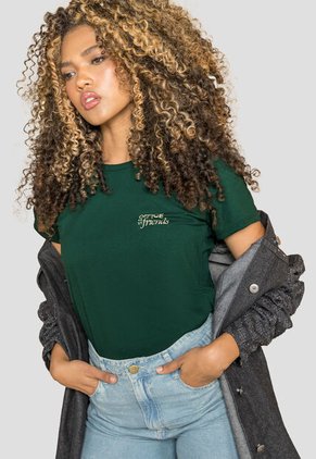 Camiseta Mujer Verde Pino Mp 113728
