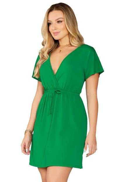 Vestido Corto Mujer Verde Antioquia Mp 5136