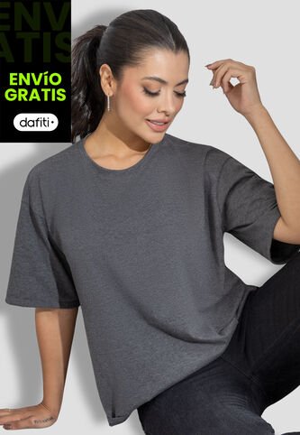Camiseta Mujer Negro Cross Mp 110415 MP