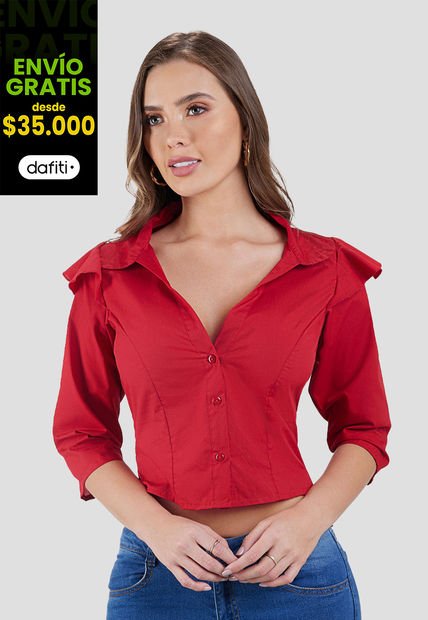 Blusa Mujer Rojo Mp 91783