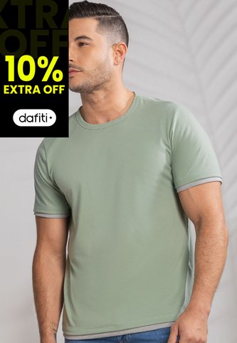Camiseta Hombre Verde Mp 389 MP