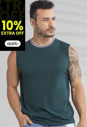 Camisilla Hombre Verde Mp 101775 MP
