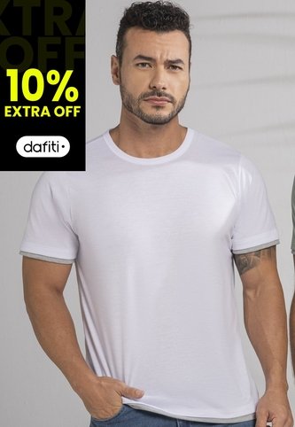 Camiseta Hombre Blanco Mp 389 MP