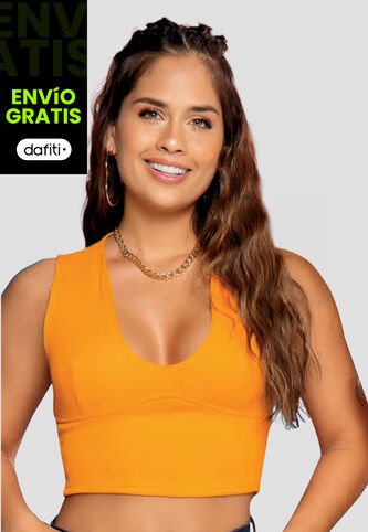 Camiseta Mujer Naranja Mp 9709 MP