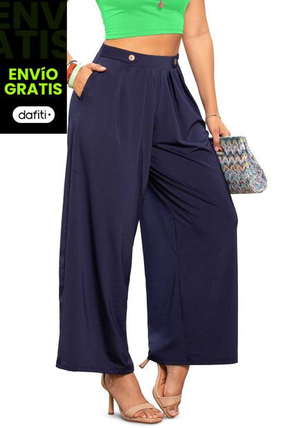 Pantalón Mujer Azul Mp 750