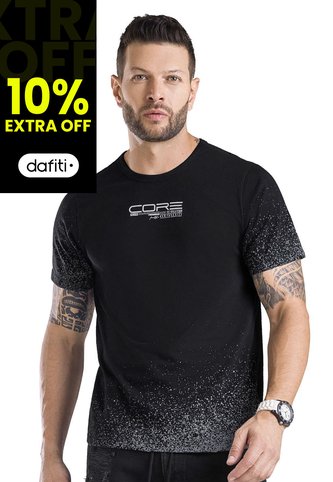 Camiseta Hombre Negro Mp 5121 MP