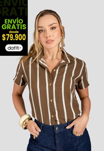 Camisa Mujer Estampado Mp 113209 MP