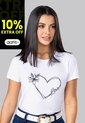 Camiseta Mujer Blanco Mp 102322 de MP