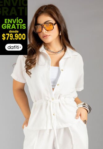 Camisa Mujer Marfil Mp 113323 MP