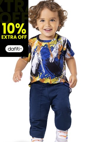 Conjunto Infantil Niño Azul Mp 5699 MP