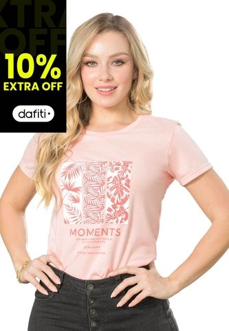 Camiseta Mujer Rosa Mp 138 MP