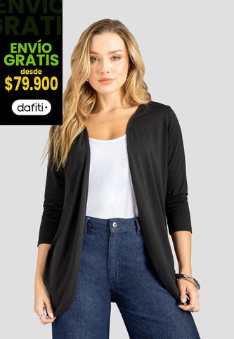 Cardigan Mujer Negro Mp 105844 MP