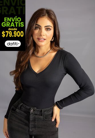 Camibuzo Mujer Negro Mp 113375 MP