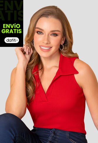 Blusa Mujer Rojo Mp 108314 MP