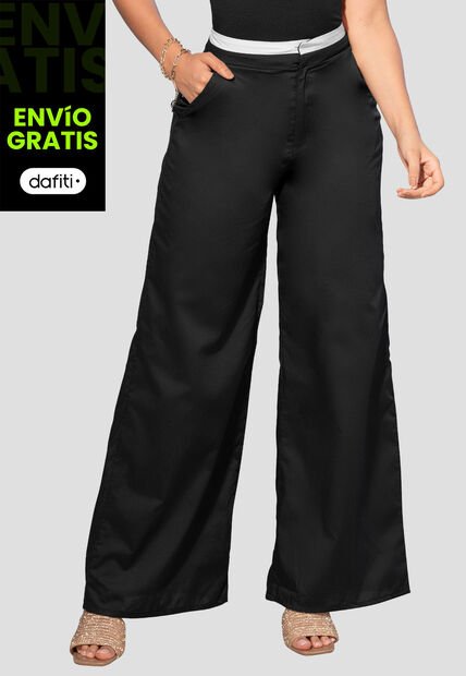 Pantalón Mujer Negro Mp 105619