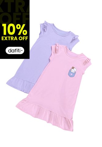Vestido Paq X2 Infantil Multicolor Mp 1156 MP