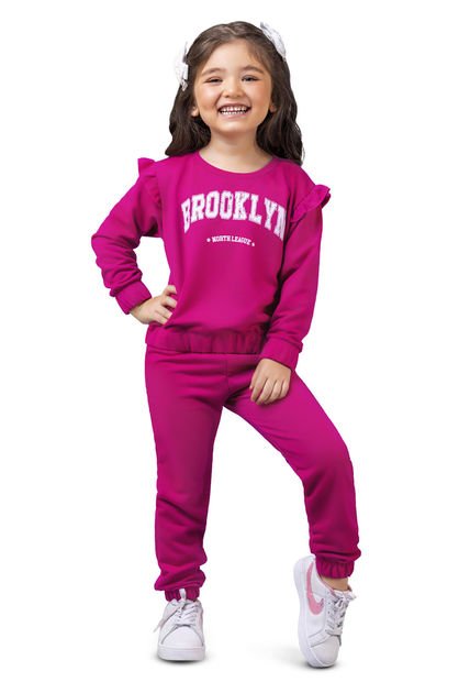 Conjunto Niñas Infantil Fucsia Mp 8989
