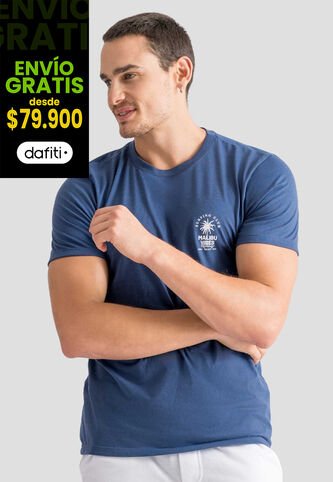 Camiseta Hombre Azul Profundo Mp 113063 MP