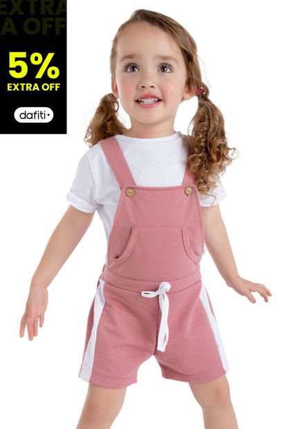 Overall Infantil Rosa Mp 89219