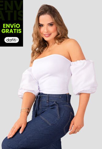 Blusa Mujer Blanco Mp 105167 MP