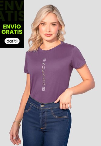 Camiseta Mujer Ciruela Mp 1670 MP