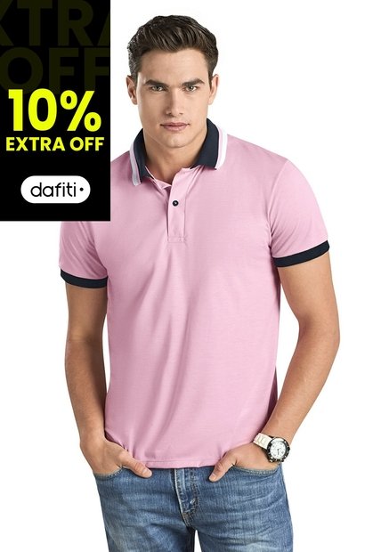 Polo Hombre Rosado Mp 96612