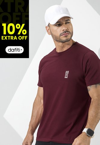 Camiseta Hombre Vinotinto Mp 7766 MP