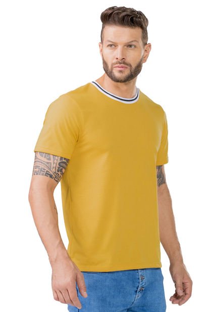 Camiseta Hombre Naranja Mp 351