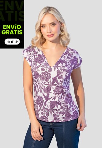 Blusa Mujer Estampado Mp 107546 MP