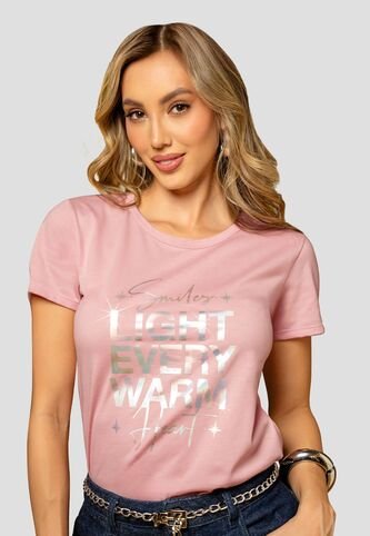 Camiseta Mujer Rosa Polvo Mp 112587 MP