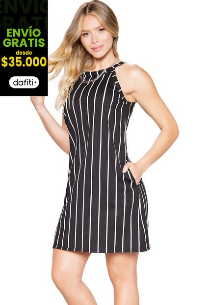 Vestido Corto Adulto Multicolor Mp 92954