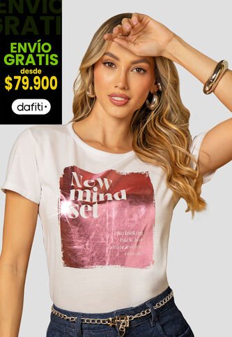 Camiseta Mujer Blanco Mp 112588 MP