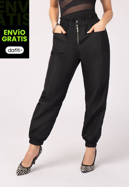 Pantalón Mujer Negro Mp 103331