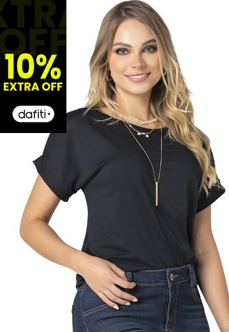 Camiseta Mujer Negro Mp 9676 MP
