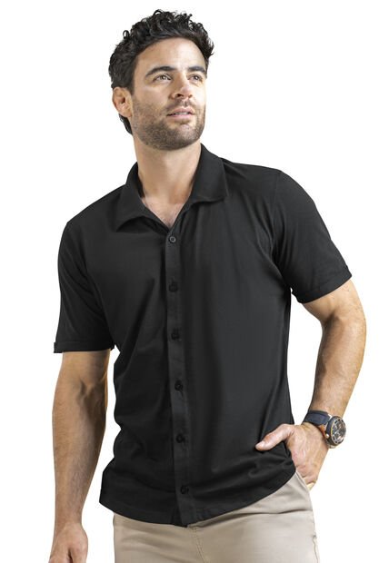 Camisa Hombre Negro Mp 6527