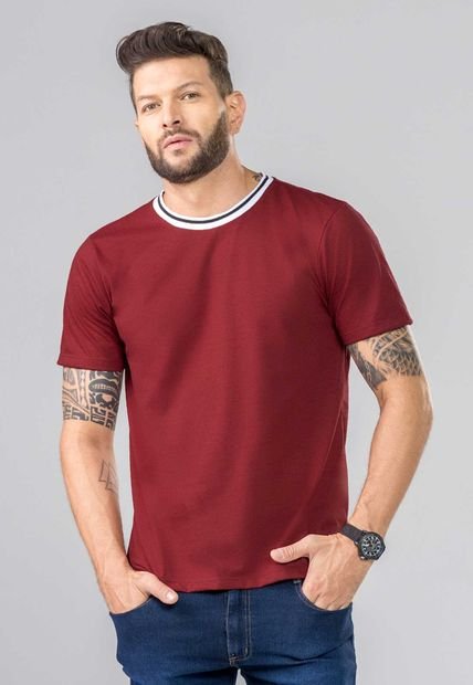 Camiseta Hombre Rojo Mp 351