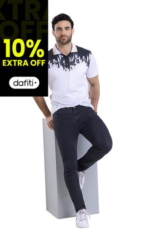 Camiseta Polo Hombre Blanco Mp 7778 MP