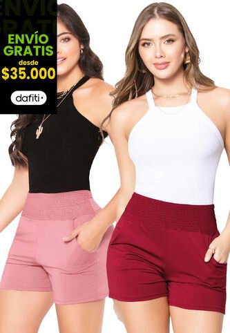 Short Paq X2 Mujer Multicolor Mp 86939 MP