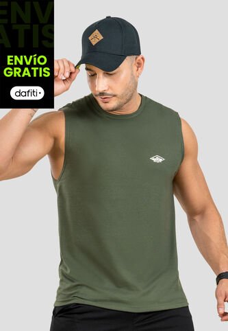Camisilla Hombre Verde Militar Mp 107011 MP