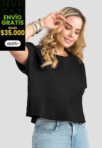 Blusa Mujer Negro Mp 113568 MP