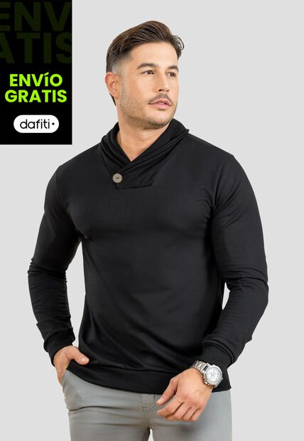 Buzo Hombre Negro Mp 107250